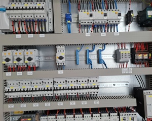 Control cabinet f/Manure removal H. A+B